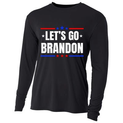 Lets Go Brandon Machado Stars And Strips LGB Cooling Performance Long Sleeve Crew