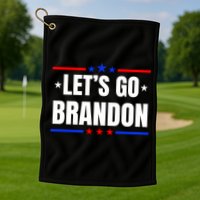 Lets Go Brandon Machado Stars And Strips LGB Golf Towel