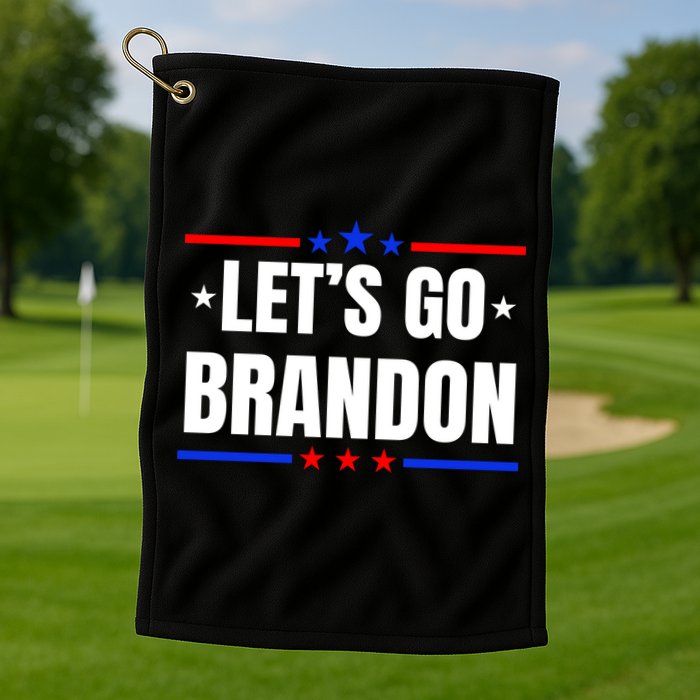 Lets Go Brandon Machado Stars And Strips LGB Golf Towel