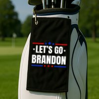 Lets Go Brandon Machado Stars And Strips LGB Golf Towel