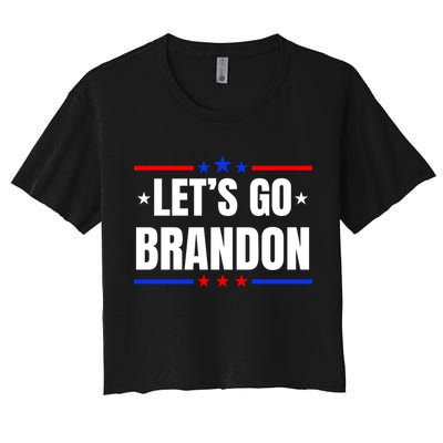 Lets Go Brandon Machado Stars And Strips LGB Crop Top