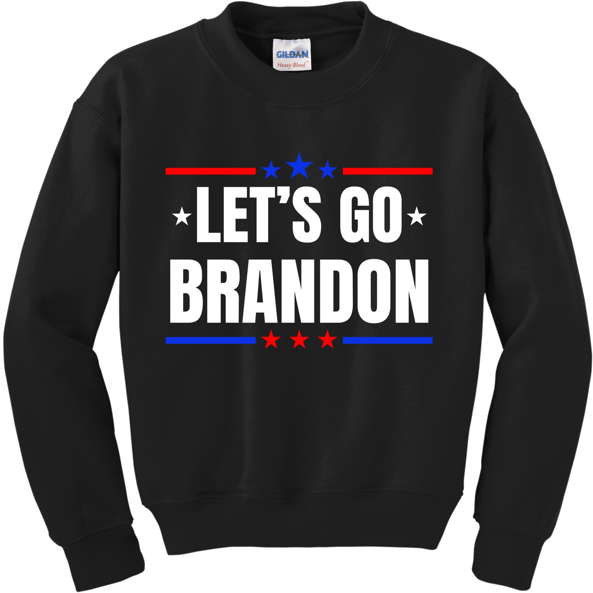 Lets Go Brandon Machado Stars And Strips LGB Kids Sweatshirt