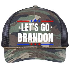 Lets Go Brandon Machado Stars And Strips LGB Retro Rope Trucker Hat Cap