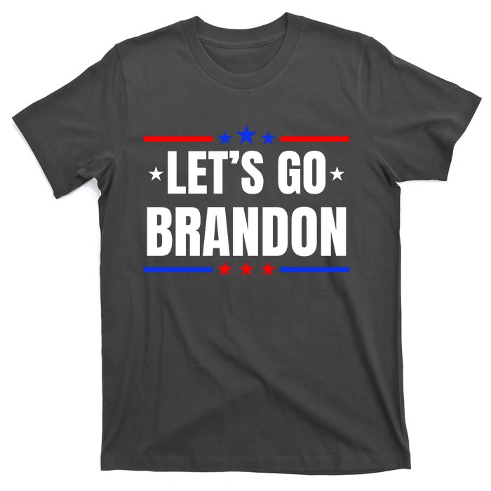 Lets Go Brandon Machado Stars And Strips LGB T-Shirt