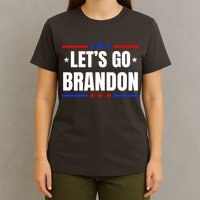 Lets Go Brandon Machado Stars And Strips LGB T-Shirt