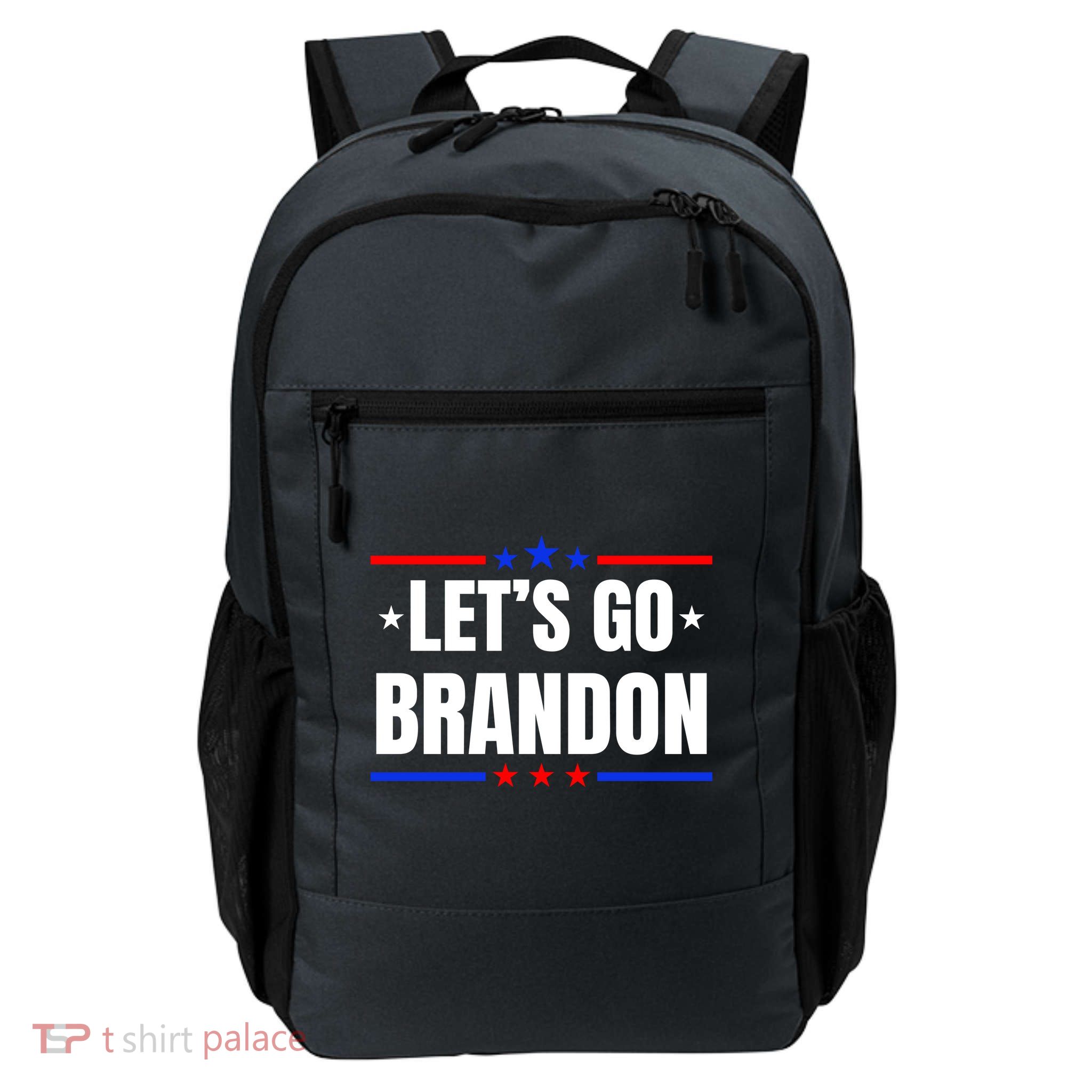 Lets Go Brandon Machado Stars And Strips LGB Daily Commute Backpack