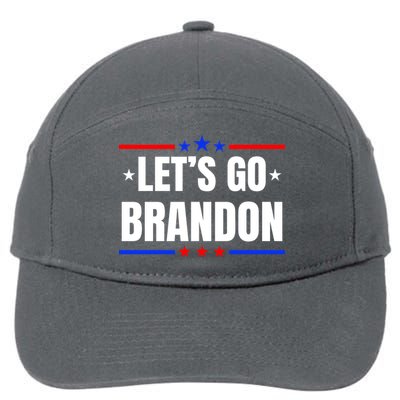 Lets Go Brandon Machado Stars And Strips LGB 7-Panel Snapback Hat