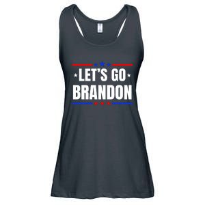 Lets Go Brandon Machado Stars And Strips LGB Ladies Essential Flowy Tank