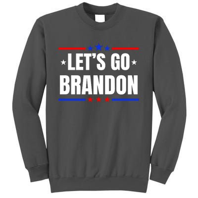 Lets Go Brandon Machado Stars And Strips LGB Tall Sweatshirt