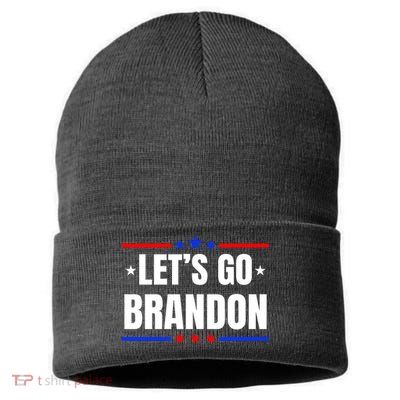 Lets Go Brandon Machado Stars And Strips LGB Sustainable Knit Beanie