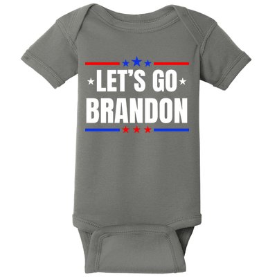 Lets Go Brandon Machado Stars And Strips LGB Baby Bodysuit