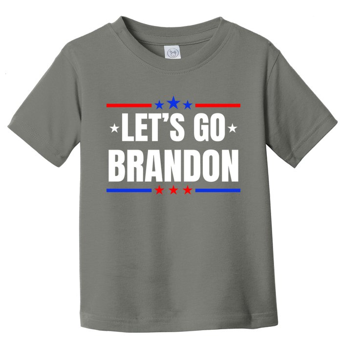 Lets Go Brandon Machado Stars And Strips LGB Toddler T-Shirt