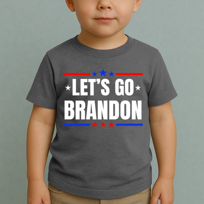 Lets Go Brandon Machado Stars And Strips LGB Toddler T-Shirt