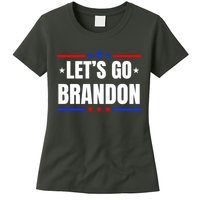 Lets Go Brandon Machado Stars And Strips LGB Womens T-Shirt