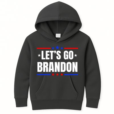 Lets Go Brandon Machado Stars And Strips LGB Kids Hoodie
