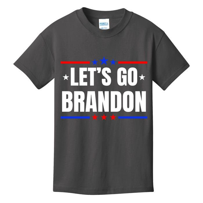 Lets Go Brandon Machado Stars And Strips LGB Kids T-Shirt