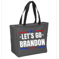 Lets Go Brandon Machado Stars And Strips LGB Zip Tote Bag