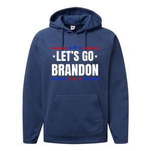 Lets Go Brandon Machado Stars And Strips LGB Performance Fleece Hoodie