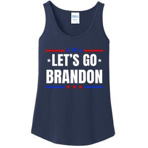 Lets Go Brandon Machado Stars And Strips LGB Ladies Essential Tank