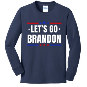 Lets Go Brandon Machado Stars And Strips LGB Kids Long Sleeve Shirt