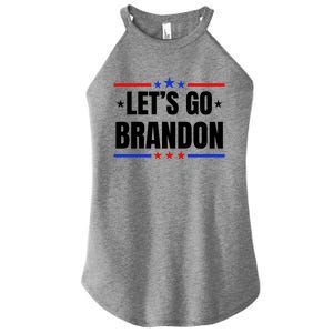 Lets Go Brandon Machado Stars And Strips LGB Women's Perfect Tri Rocker Tank