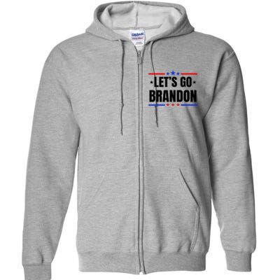 Lets Go Brandon Machado Stars And Strips LGB Full Zip Hoodie