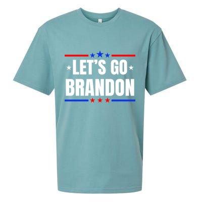 Lets Go Brandon Machado Stars And Strips LGB Sueded Cloud Jersey T-Shirt