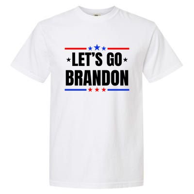 Lets Go Brandon Machado Stars And Strips LGB Garment-Dyed Heavyweight T-Shirt