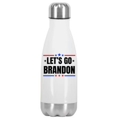 Lets Go Brandon Machado Stars And Strips LGB Stainless Steel Insulated Water Bottle