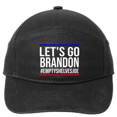 Let's Go Brandon #EmptyShelvesJoe 7-Panel Snapback Hat