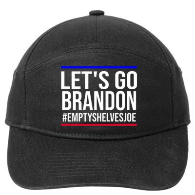 Let's Go Brandon #EmptyShelvesJoe 7-Panel Snapback Hat