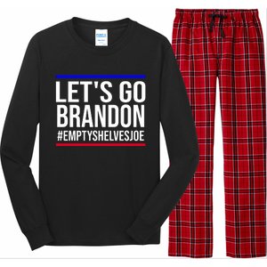 Let's Go Brandon #EmptyShelvesJoe Long Sleeve Pajama Set