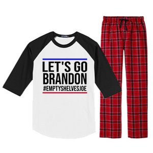 Let's Go Brandon #EmptyShelvesJoe Raglan Sleeve Pajama Set