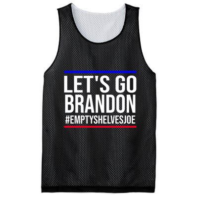 Let's Go Brandon #EmptyShelvesJoe Mesh Reversible Basketball Jersey Tank