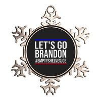 Let's Go Brandon #EmptyShelvesJoe Metallic Star Ornament