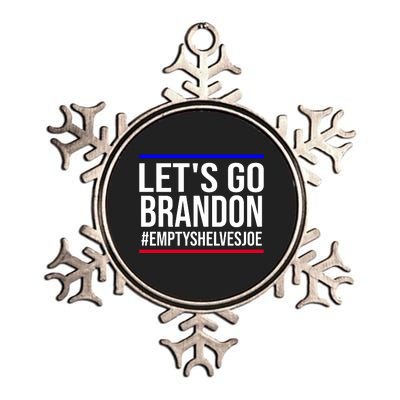 Let's Go Brandon #EmptyShelvesJoe Metallic Star Ornament