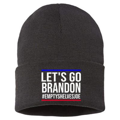 Let's Go Brandon #EmptyShelvesJoe Sustainable Knit Beanie