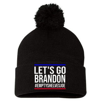 Let's Go Brandon #EmptyShelvesJoe Pom Pom 12in Knit Beanie