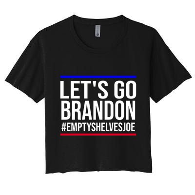 Let's Go Brandon #EmptyShelvesJoe Crop Top