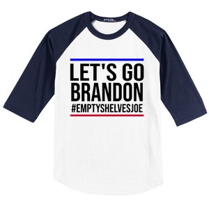 Let's Go Brandon #EmptyShelvesJoe Baseball Sleeve Shirt