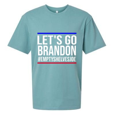 Let's Go Brandon #EmptyShelvesJoe Sueded Cloud Jersey T-Shirt