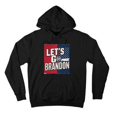 Let’S Go Brandon Conservative Us Flag Hoodie