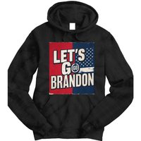 Let’S Go Brandon Conservative Us Flag Tie Dye Hoodie