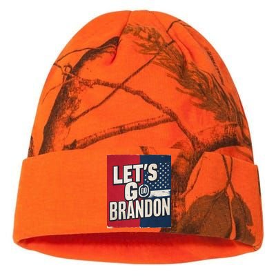 Let’S Go Brandon Conservative Us Flag Kati Licensed 12" Camo Beanie