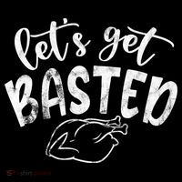 Let's Get Basted Funny Thanksgiving Turkey Impact Tech Backpack