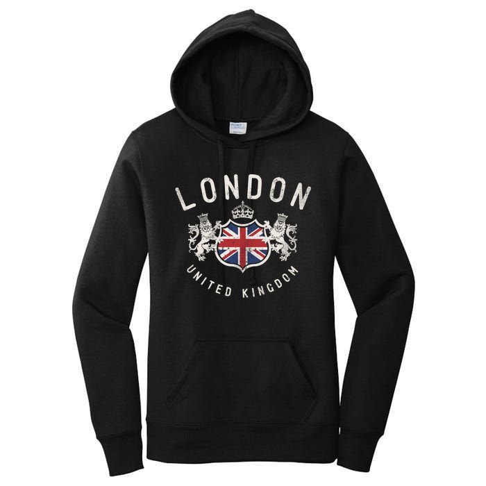 London Great Britain Vintage Crown Gift Women's Pullover Hoodie