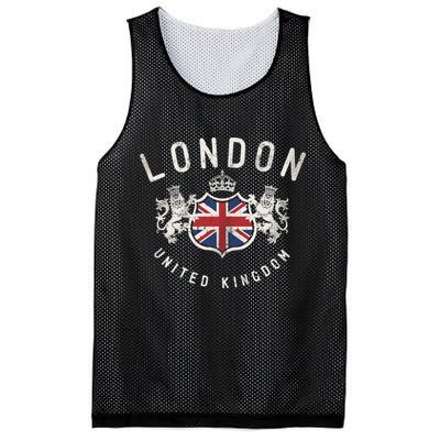 London Great Britain Vintage Crown Gift Mesh Reversible Basketball Jersey Tank