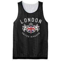 London Great Britain Vintage Crown Gift Mesh Reversible Basketball Jersey Tank