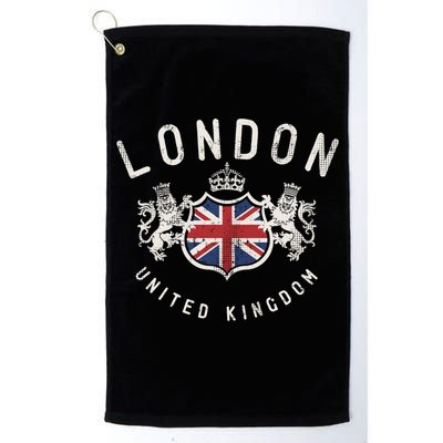 London Great Britain Vintage Crown Gift Golf Towel