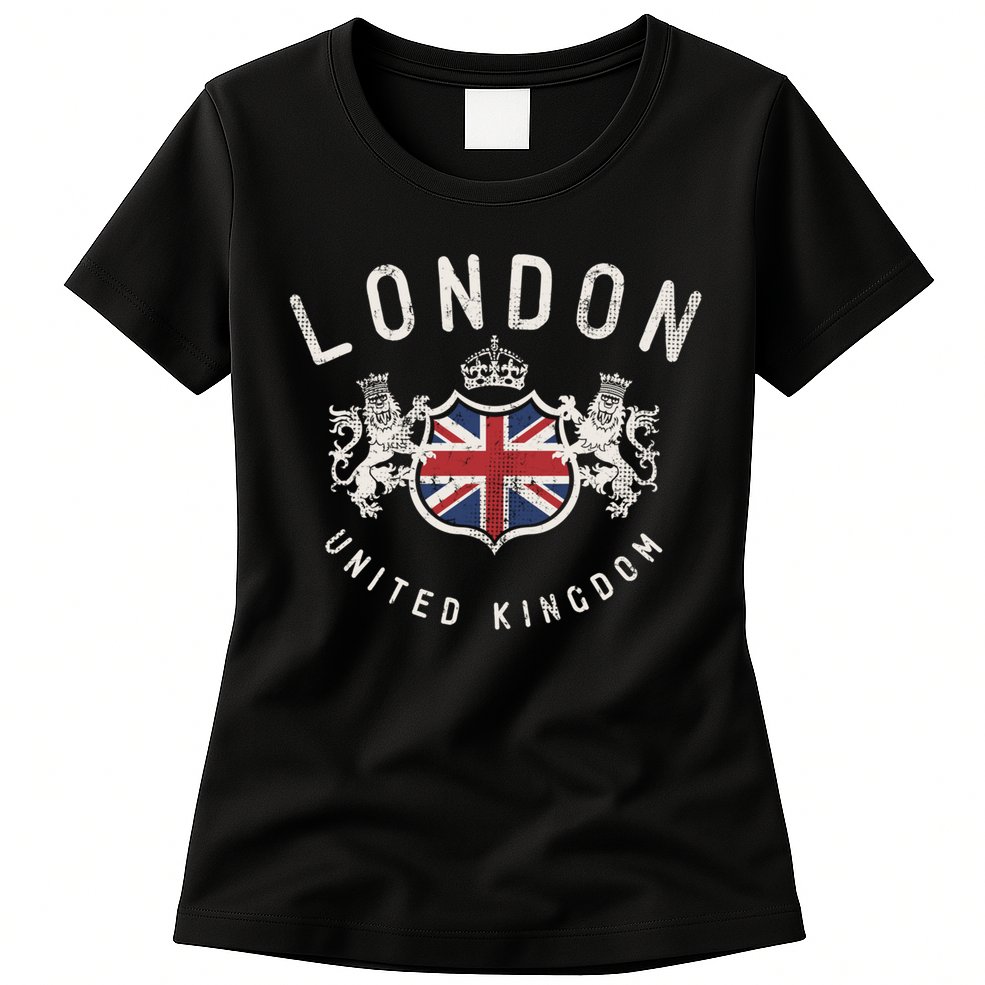 London Great Britain Vintage Crown Gift Womens T-Shirt